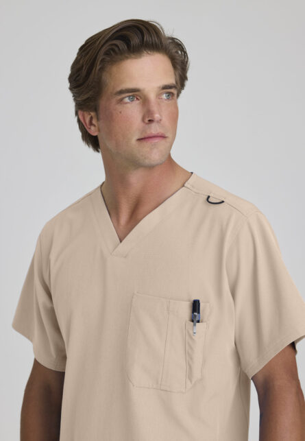 Skechers™ by Barco Men’s V-Neck Cargo Pocket Scrub Top