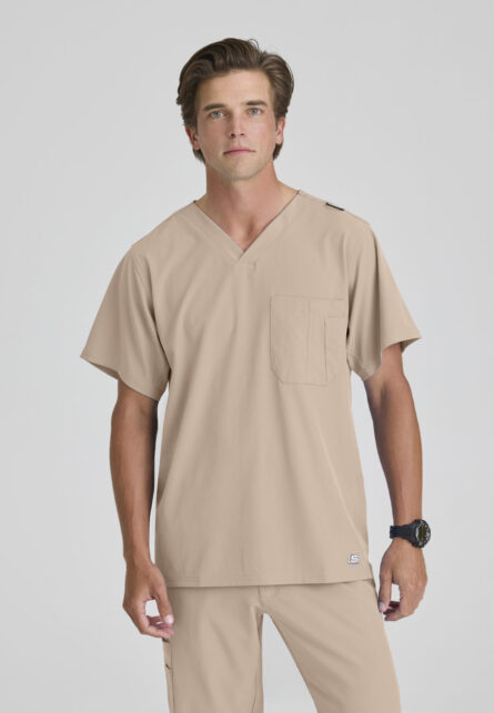 Skechers™ by Barco Men’s V-Neck Cargo Pocket Scrub Top