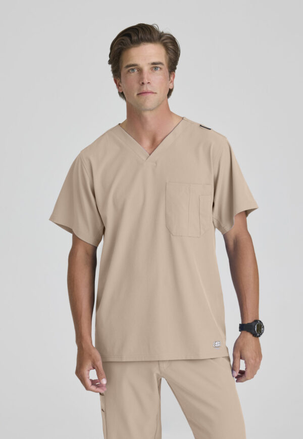 Skechers™ by Barco Men’s V-Neck Cargo Pocket Scrub Top