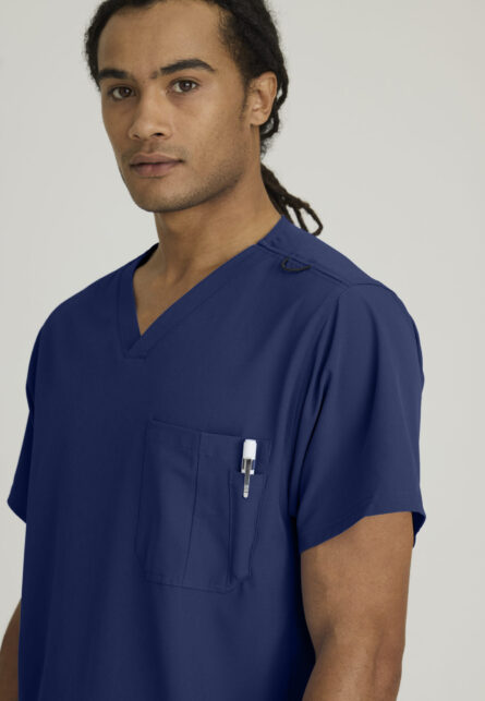 Skechers™ by Barco Men’s V-Neck Cargo Pocket Scrub Top