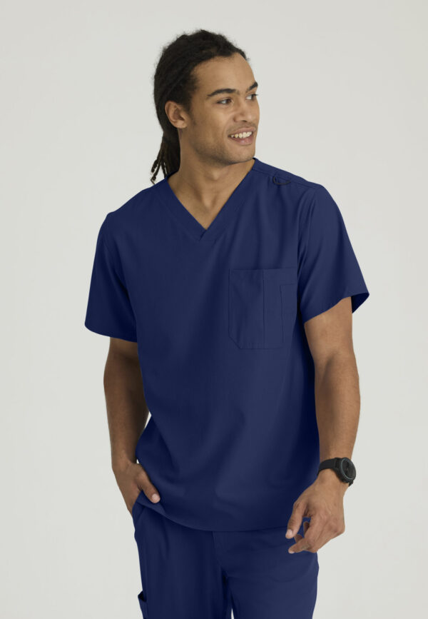 Skechers™ by Barco Men’s V-Neck Cargo Pocket Scrub Top