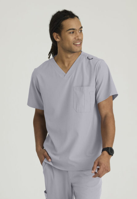 Skechers™ by Barco Men’s V-Neck Cargo Pocket Scrub Top