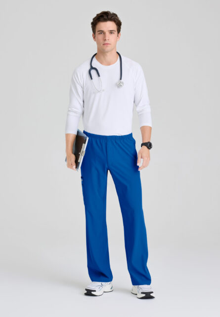Skechers™ by Barco Men’s Cargo Scrub Pant with Drawstring Elastic Waistband