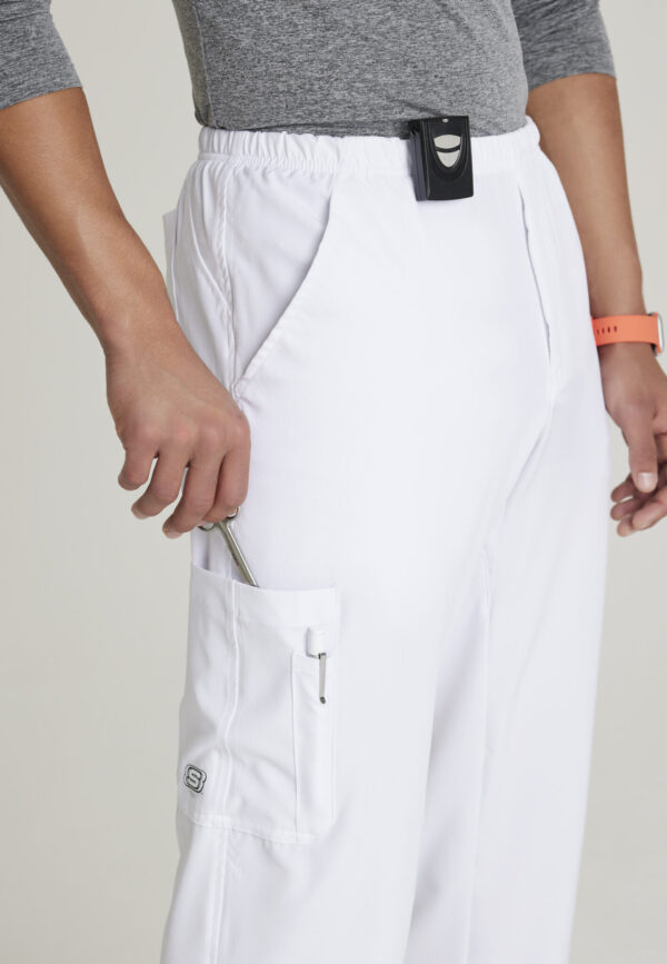 Skechers™ by Barco Men’s Cargo Scrub Pant with Drawstring Elastic Waistband