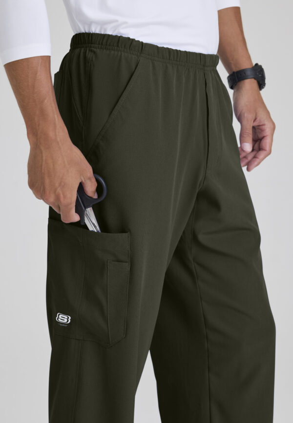 Skechers™ by Barco Men’s Cargo Scrub Pant with Drawstring Elastic Waistband