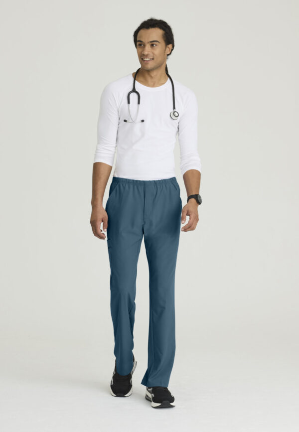 Skechers™ by Barco Men’s Cargo Scrub Pant with Drawstring Elastic Waistband