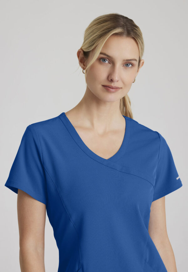 Skechers™ by Barco Women’s 3 Pocket Mock-Wrap V-Neck Scrub Top