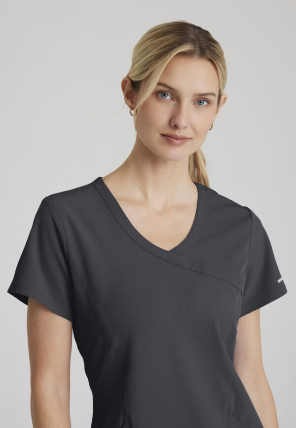 Skechers™ by Barco Women’s 3 Pocket Mock-Wrap V-Neck Scrub Top
