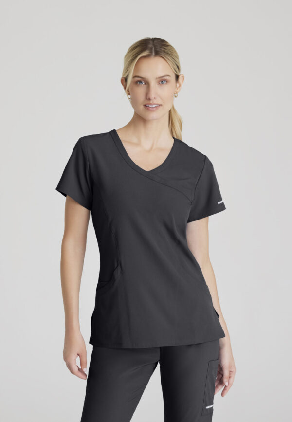 Skechers™ by Barco Women’s 3 Pocket Mock-Wrap V-Neck Scrub Top