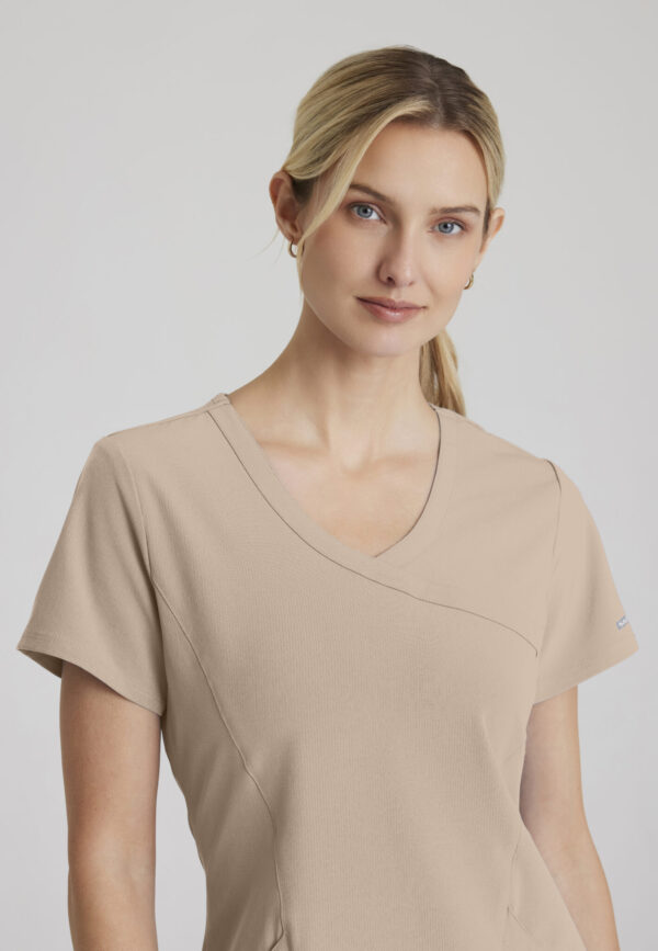 Skechers™ by Barco Women’s 3 Pocket Mock-Wrap V-Neck Scrub Top
