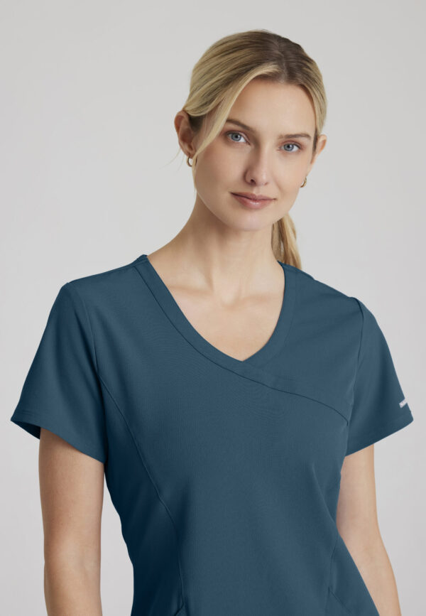 Skechers™ by Barco Women’s 3 Pocket Mock-Wrap V-Neck Scrub Top