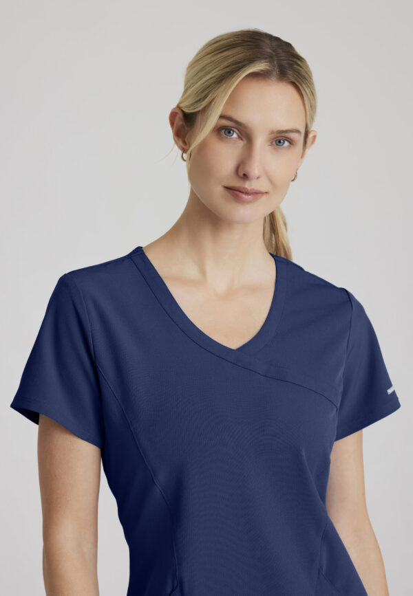 Skechers™ by Barco Women’s 3 Pocket Mock-Wrap V-Neck Scrub Top