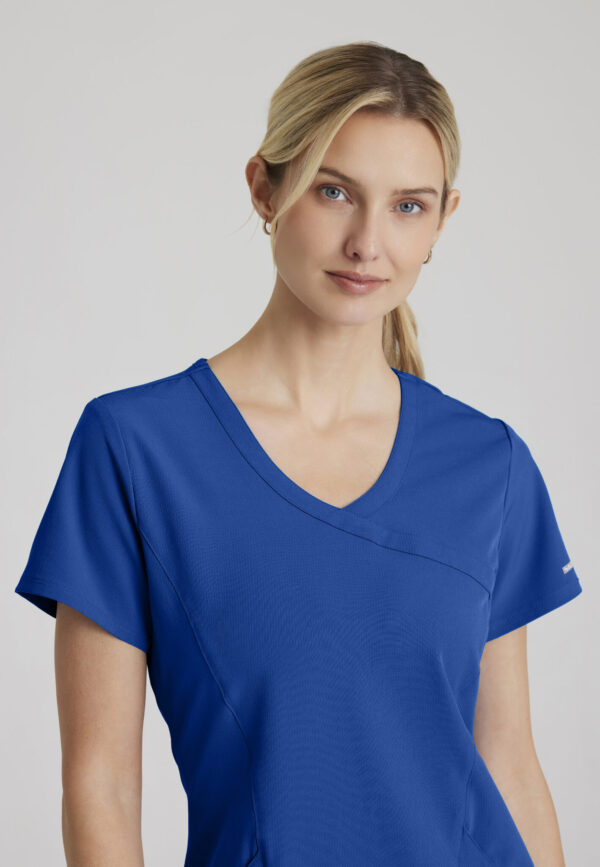Skechers™ by Barco Women’s 3 Pocket Mock-Wrap V-Neck Scrub Top