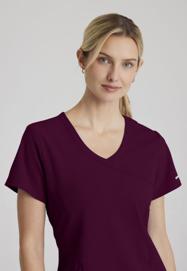 Skechers™ by Barco Women’s 3 Pocket Mock-Wrap V-Neck Scrub Top