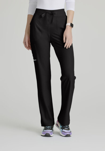 Skechers™ by Barco Women's Cargo Scrub Pant with Drawstring Elastic Waistband - Image 3
