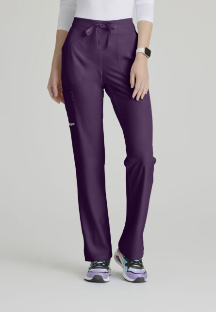 Skechers™ by Barco Women's Cargo Scrub Pant with Drawstring Elastic Waistband - Image 7