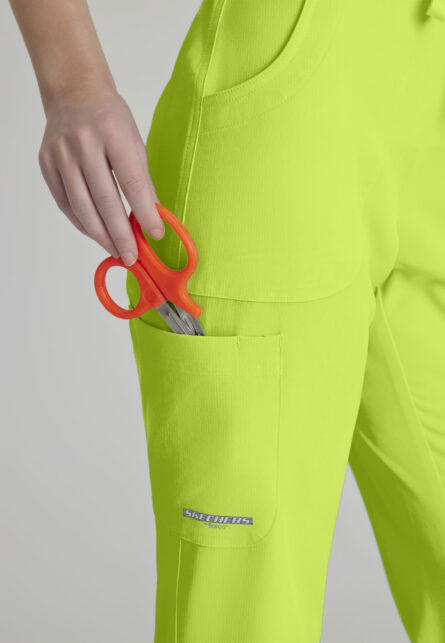 Skechers™ by Barco Women's Cargo Scrub Pant with Drawstring Elastic Waistband - Image 10