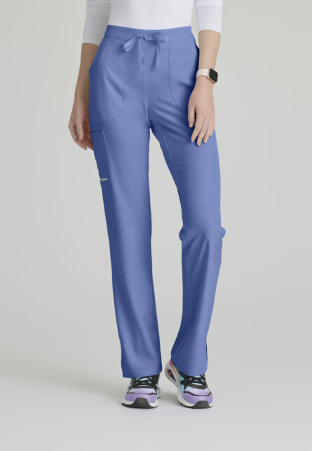 Skechers™ by Barco Women's Cargo Scrub Pant with Drawstring Elastic Waistband - Image 5