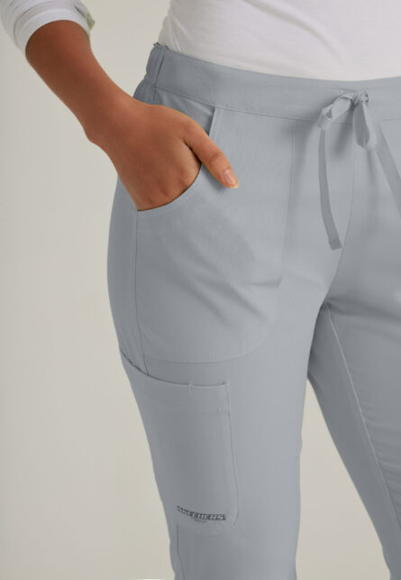 Skechers™ by Barco Women's Cargo Scrub Pant with Drawstring Elastic Waistband - Image 16