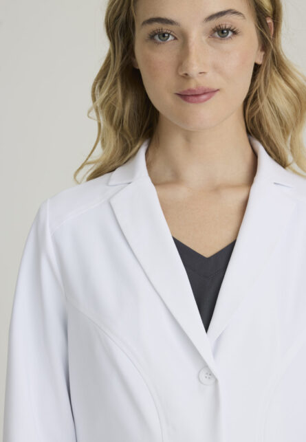 Skechers by Barco Women's 3-Pocket 36" 4-Button Lab Coat - Image 2