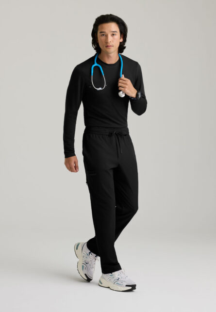 Skechers™ by Barco Men's 1 Pocket Crew Neck Long Sleeve Tee - Image 2