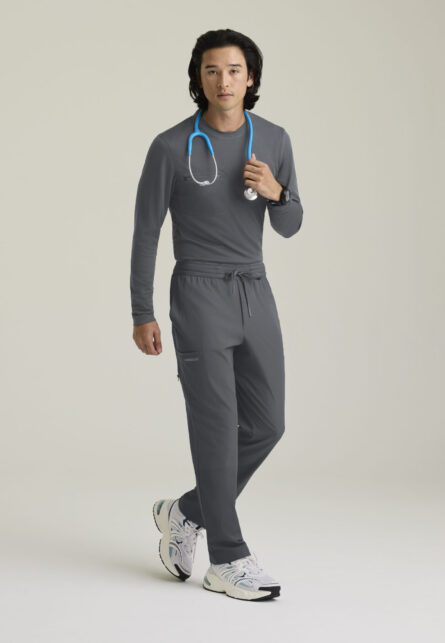 Skechers™ by Barco Men's 1 Pocket Crew Neck Long Sleeve Tee - Image 7