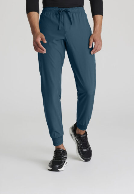 Skechers™ by Barco Men's Jogger Scrub Pant with Drawstring Elastic Waistband and Cargo Pocket - Image 1