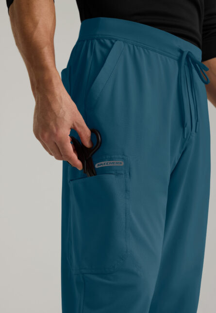 Skechers Slip-ins 4 Pocket Slim Straight Scrub Pant - Image 2