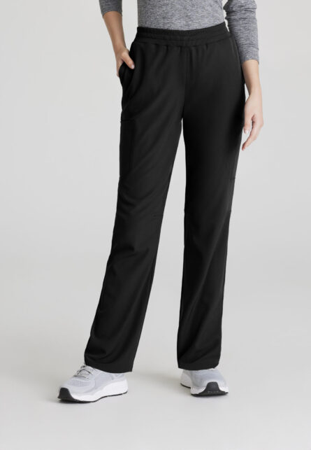 Skechers Vitality Women's 5 Pocket Rib Knit Waistband Tapered Leg Scrub Pant - Image 1