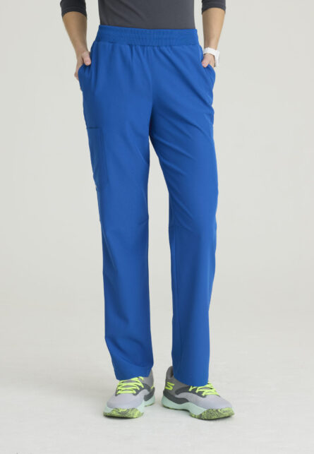 Skechers Vitality Women's 5 Pocket Rib Knit Waistband Tapered Leg Scrub Pant