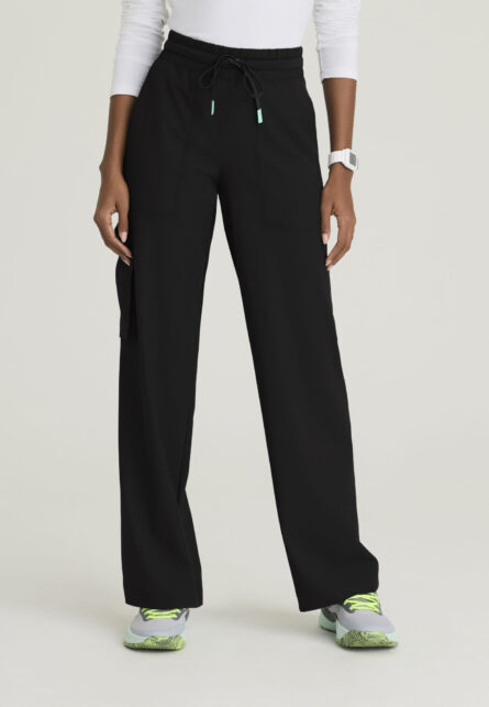 Skechers™ by Barco Ripstop Women's 5 Pocket Shirred Waistband Wide Leg Pant - Image 1