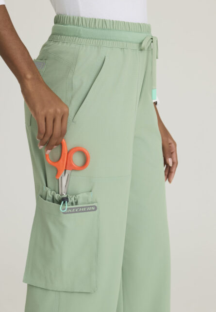 Skechers™ by Barco Ripstop Women's 5 Pocket Shirred Waistband Wide Leg Pant - Image 11