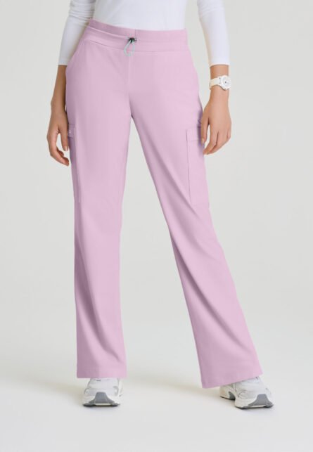Skechers™ by Barco Ripstop Women's 5 Pocket Knit Waistband Fit & Flare Pant - Image 6