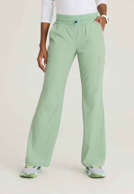 Skechers™ by Barco Ripstop Women's 5 Pocket Knit Waistband Fit & Flare Pant - Image 10