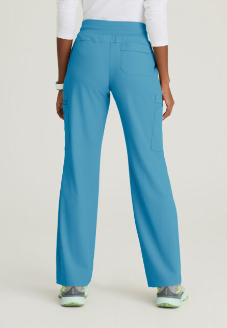 Skechers™ by Barco Ripstop Women's 5 Pocket Knit Waistband Fit & Flare Pant - Image 5