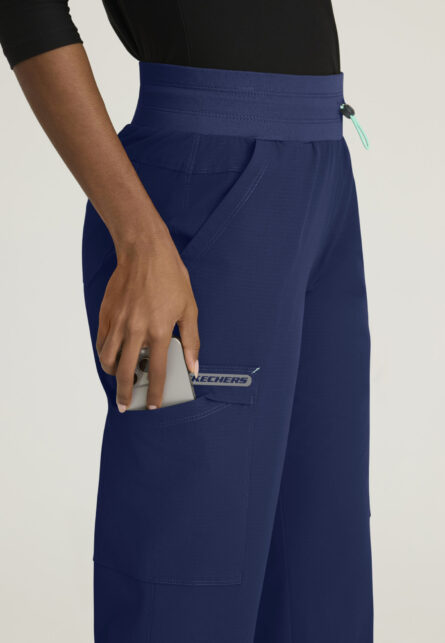 Skechers™ by Barco Ripstop Women's 5 Pocket Knit Waistband Fit & Flare Pant - Image 13