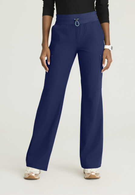 Skechers™ by Barco Ripstop Women's 5 Pocket Knit Waistband Fit & Flare Pant - Image 12