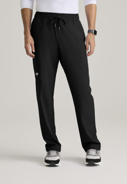Skechers by Barco Men's 5 Pocket Elastic Waistband Straight Leg Pant - Image 4