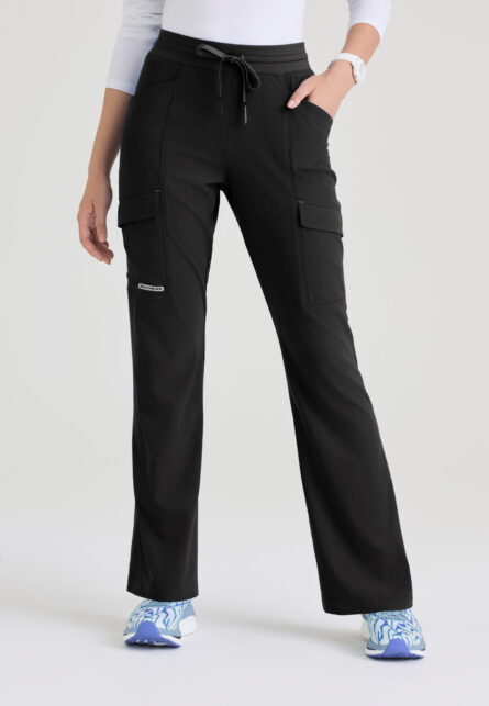 Skechers Women's 5 Pocket High Rise Fit & Flare Pant - Image 4