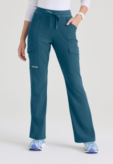 Skechers Women's 5 Pocket High Rise Fit & Flare Pant - Image 1