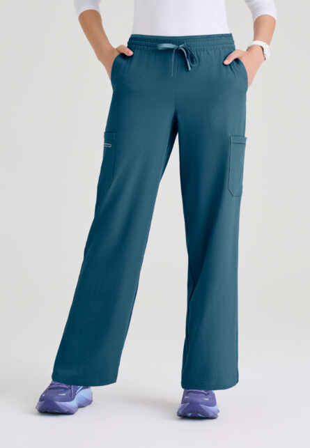 Skechers Women's 6 Pocket Logo Waistband Straight Leg Pant - Image 1