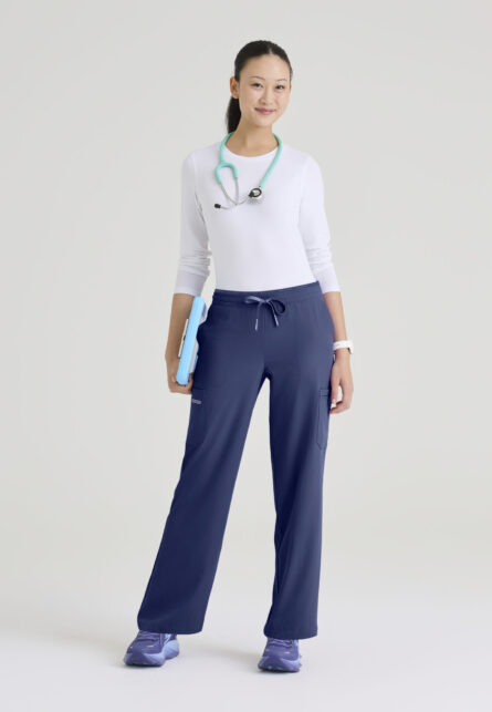 Skechers Women's 6 Pocket Logo Waistband Straight Leg Pant - Image 9