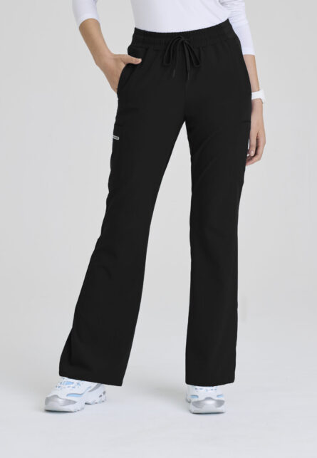 Skechers™ by Barco Vitality Women's 5 Pocket Jersey Knit Waistband Fit & Flare Pant - Image 1