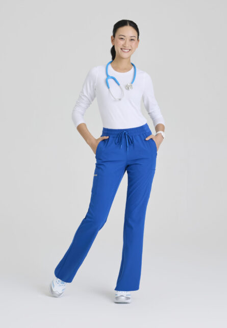 Skechers™ by Barco Vitality Women's 5 Pocket Jersey Knit Waistband Fit & Flare Pant - Image 7