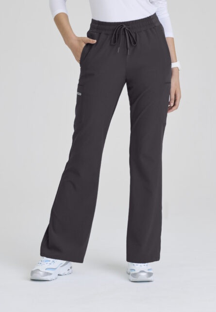 Skechers™ by Barco Vitality Women's 5 Pocket Jersey Knit Waistband Fit & Flare Pant - Image 8