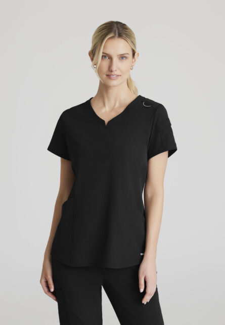 Skechers Vitality Women's 3 Pocket Notched V-Neck Top - Image 1