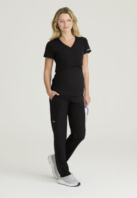 Skechers by Barco Women's 1 Pocket Maternity Flux Top - Image 2