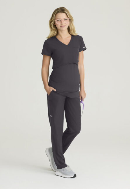 Skechers by Barco Women's 1 Pocket Maternity Flux Top - Image 7