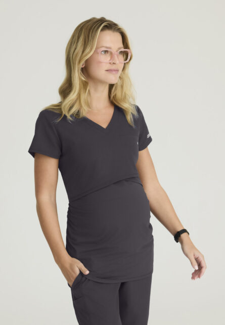 Skechers by Barco Women's 1 Pocket Maternity Flux Top - Image 6