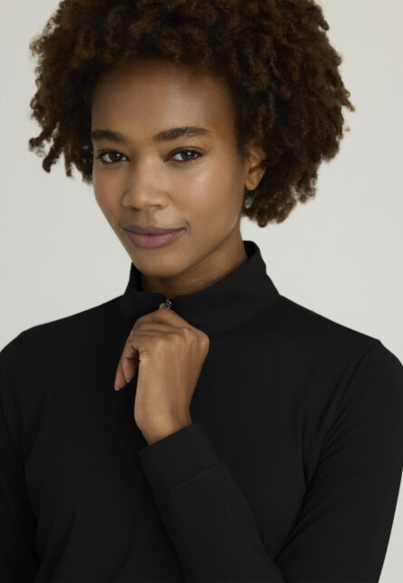 Skechers by Barco Slip-ins Women's Mock Neck Long Sleeve Top - Image 2